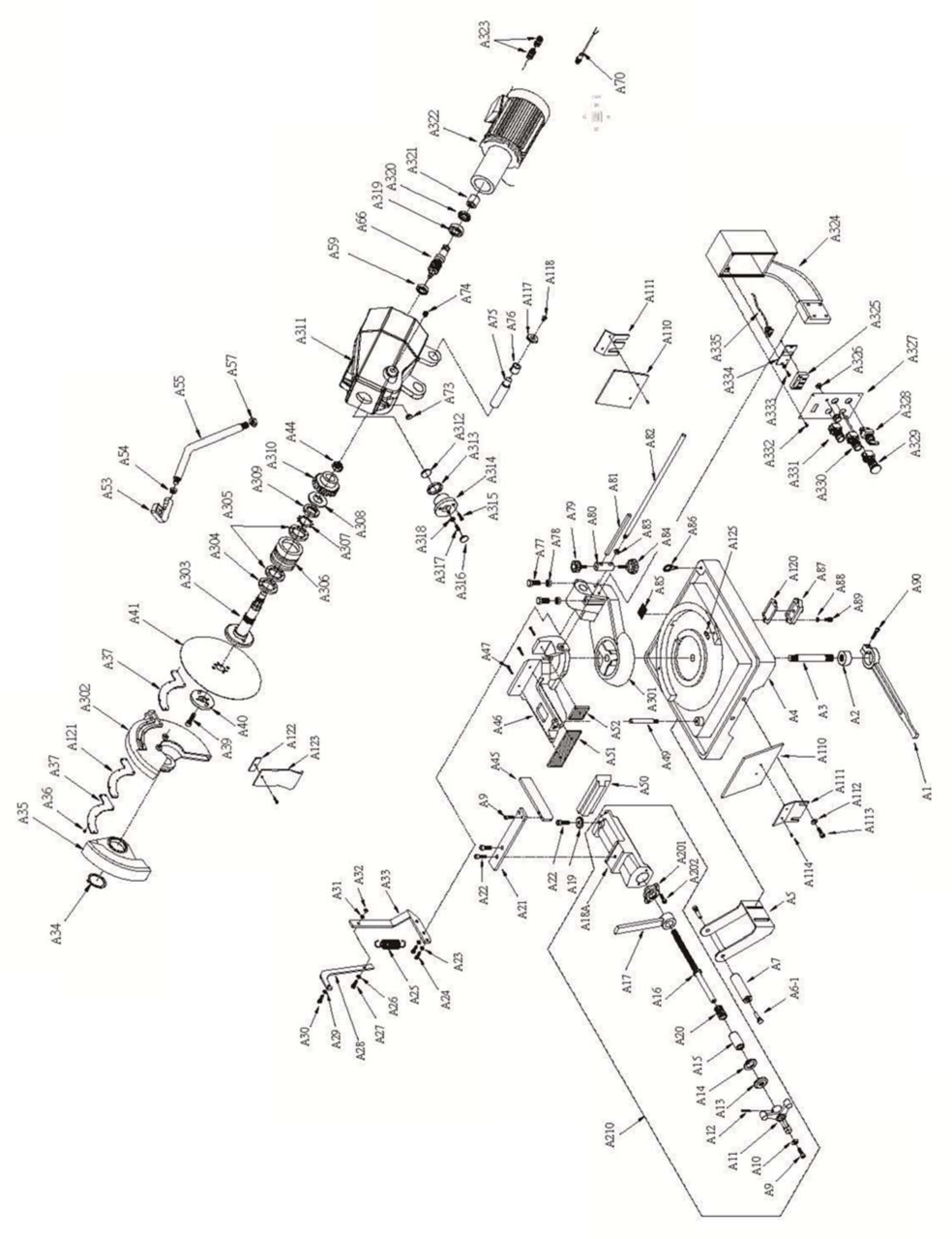 Scie circulaire à métaux Proton KSS-315VT