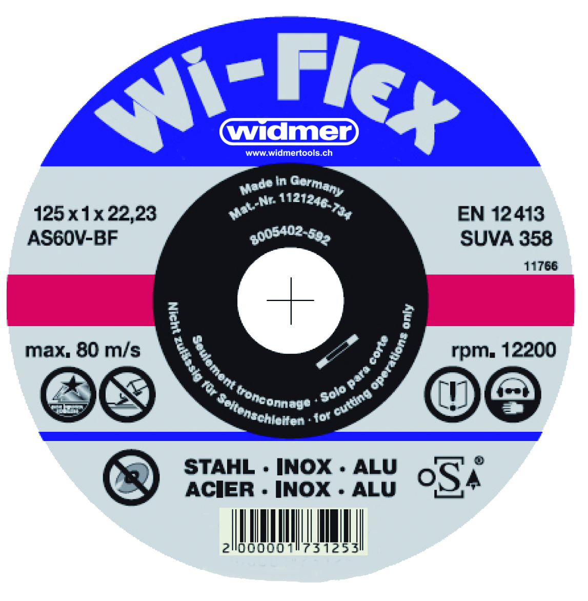 Schruppscheiben Stahl Wi-Flex