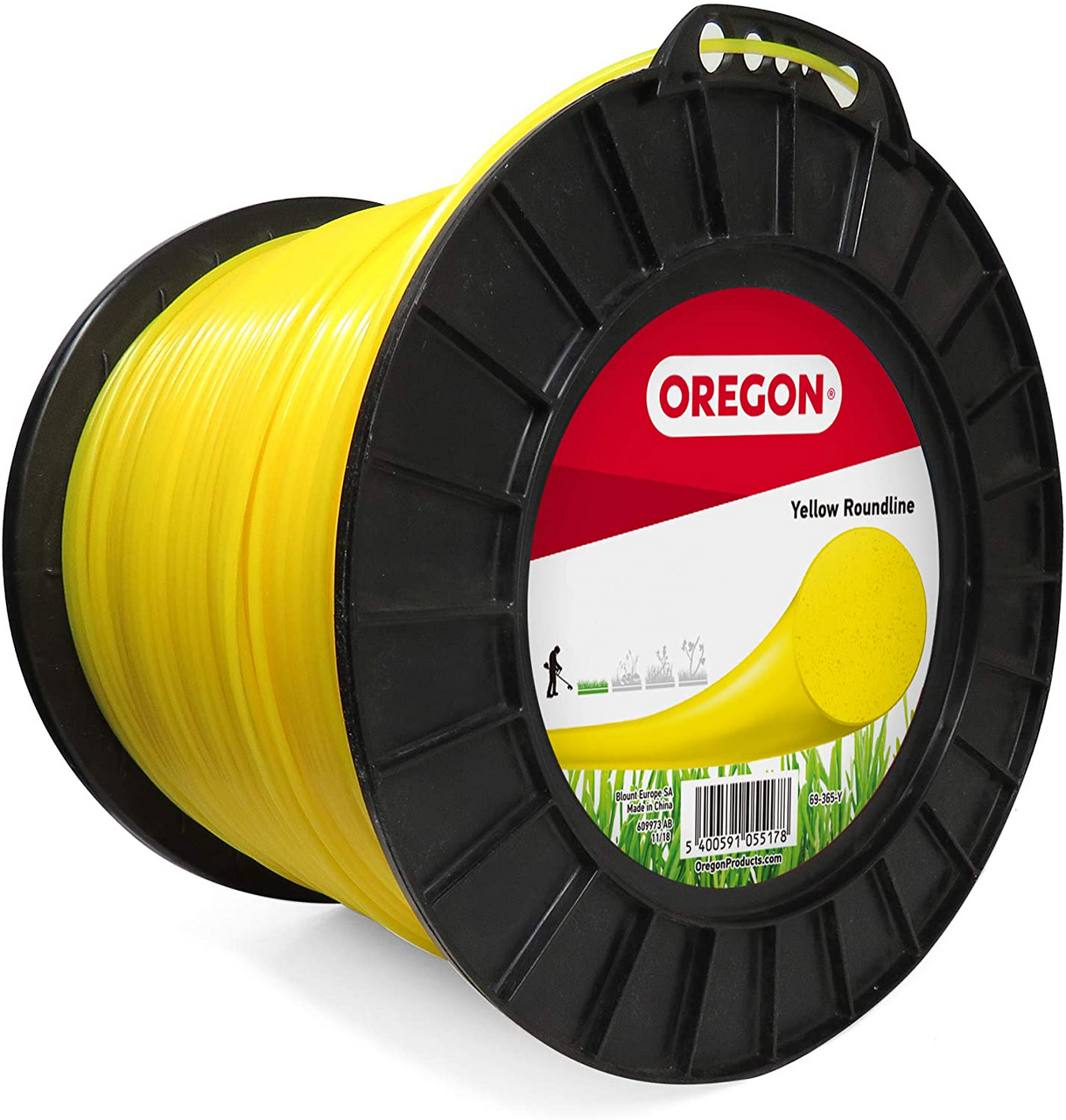 Faden Oregon gelb rund 2.0 mm x 626 m