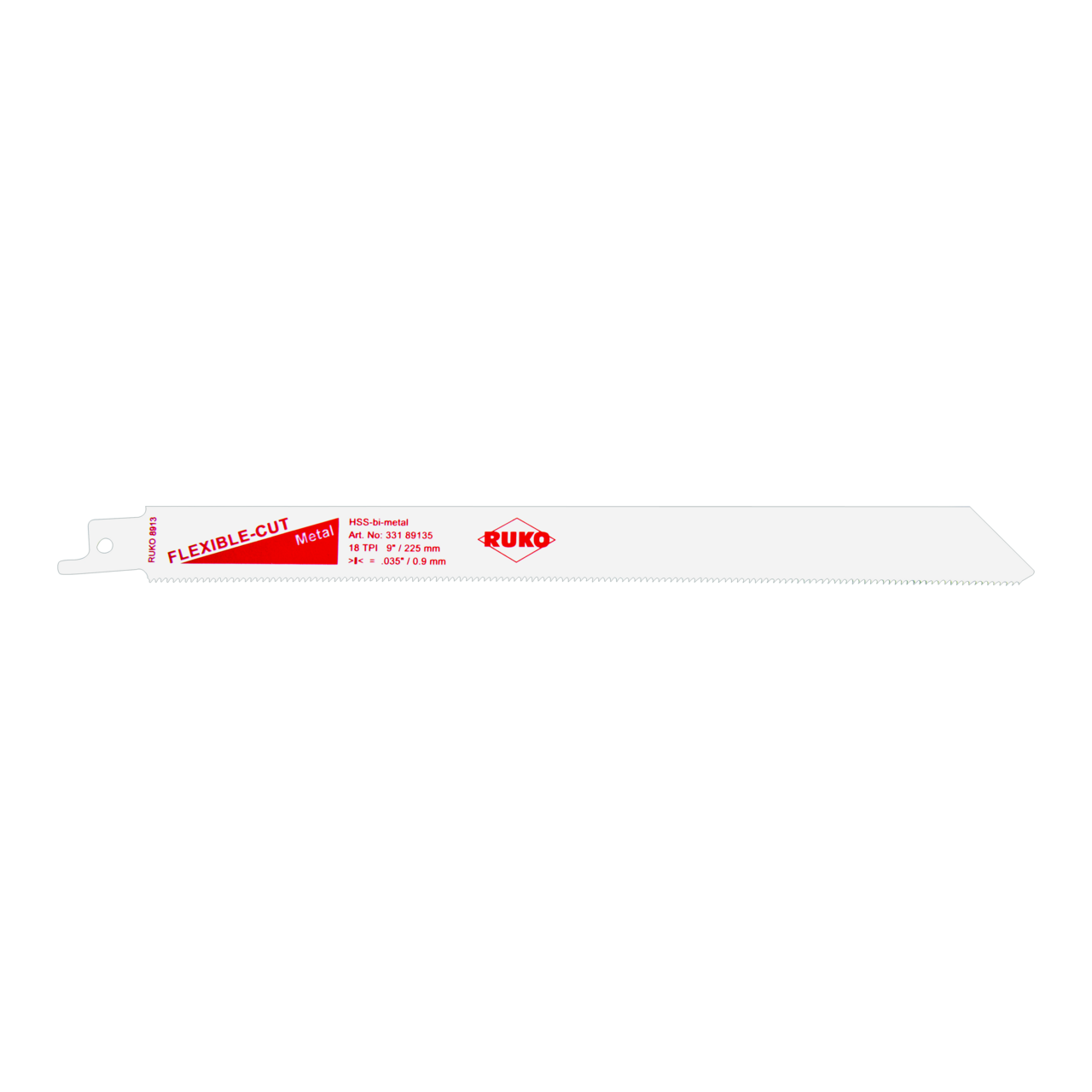 Lames de scies sabres 8913 Ruko HSS-bimétal