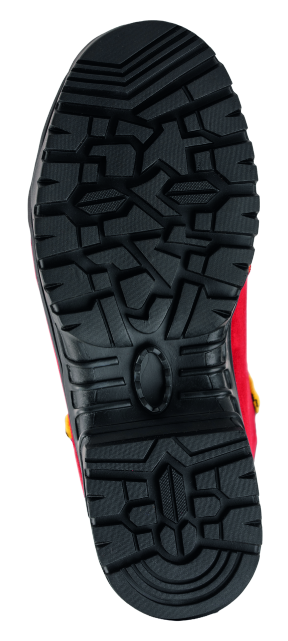 Leder-Schnittschutzstiefel Oregon Avertic rot/gelb Gr. 46