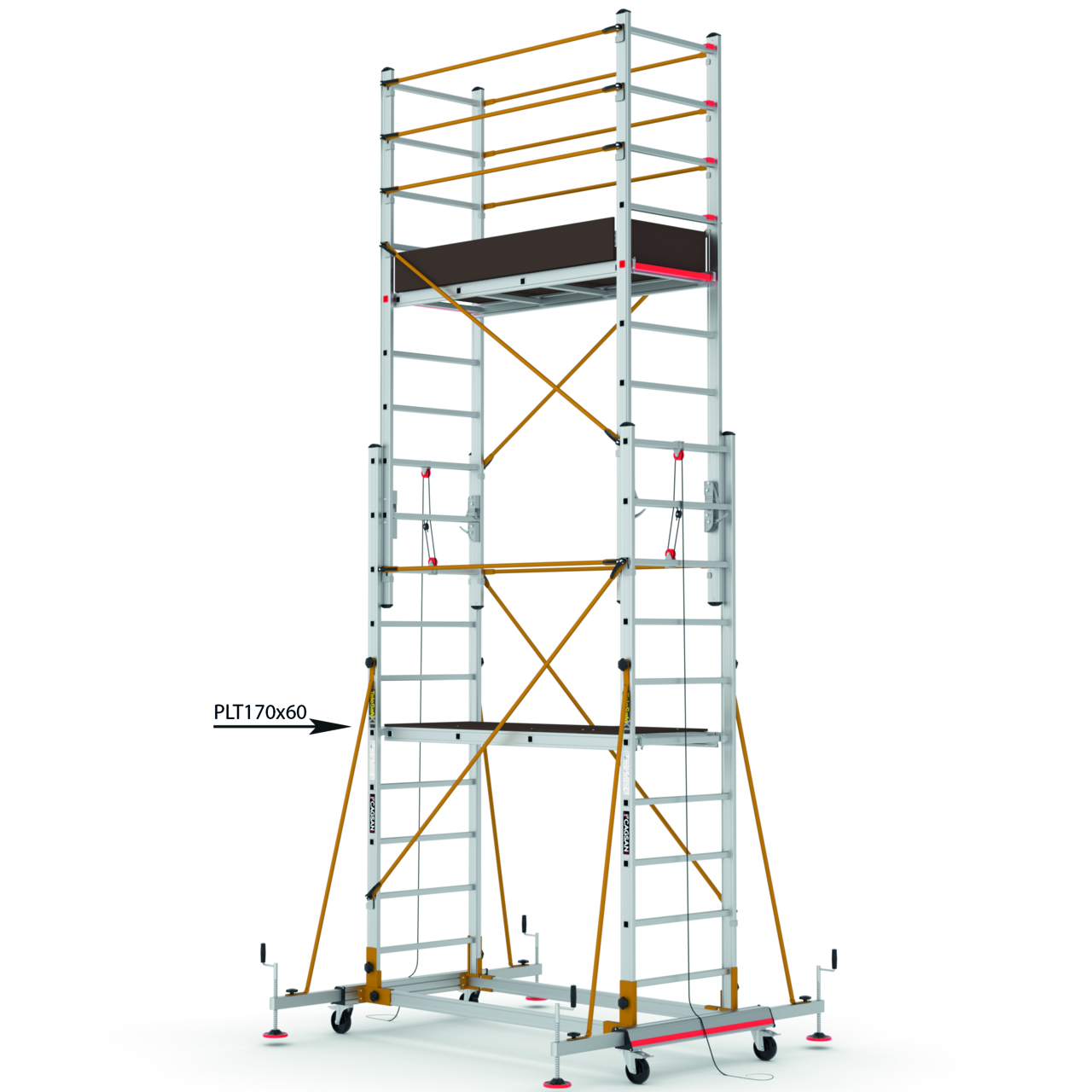 Rollgerüst teleskopierbar Widmer RGT-382