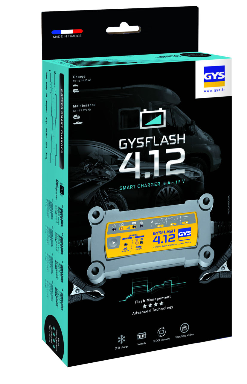 Batterie-Ladegerät GYS Gysflash 4.12