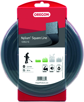 Faden Oregon AluMax quadratisch 2.4 mm x 60 m