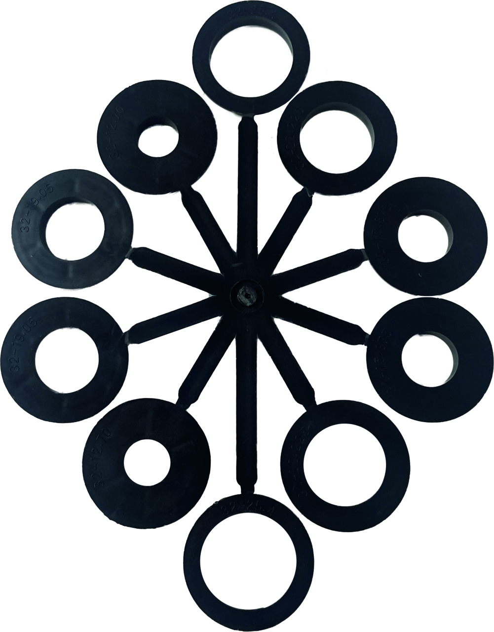 Adaptersatz Proton für Runddrahtbürste (Bohrung 32 mm)