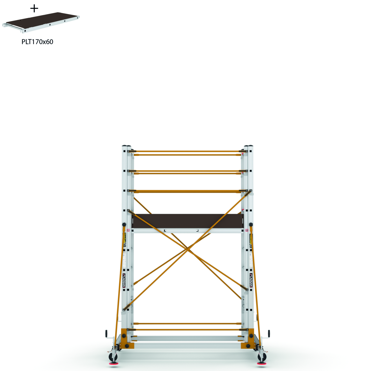 Rollgerüst teleskopierbar Widmer RGT-382