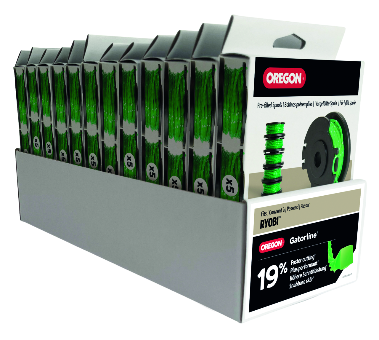 Fadenspulen Oregon Gatorline befüllt 2.0 mm