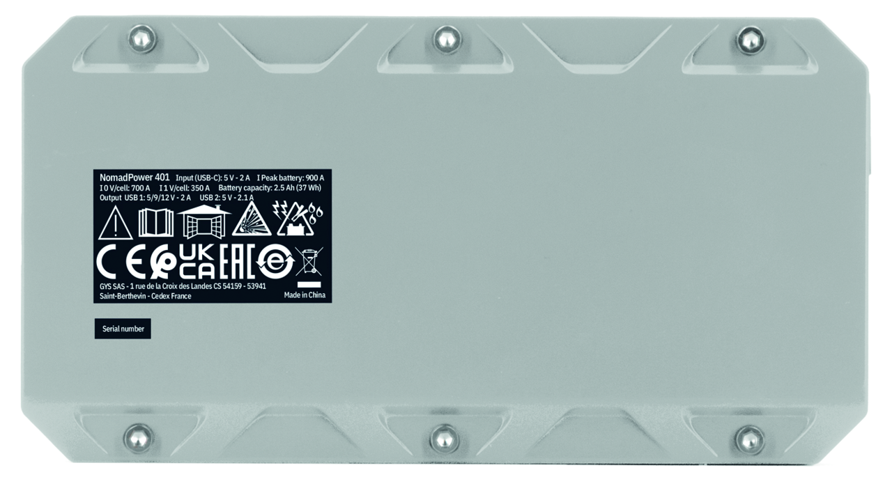 Startgerät-Booster GYS Nomad Power 401