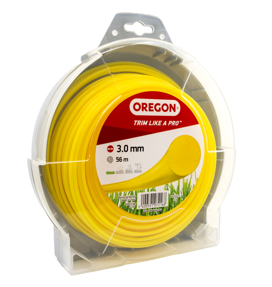 Faden Oregon multicolor gelb rund 3.0 mm x 56 m