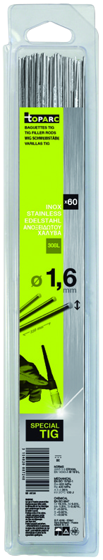 Schweissstäbe GYS, 60 Stk., TIG 1.6 mm, Inox  308L