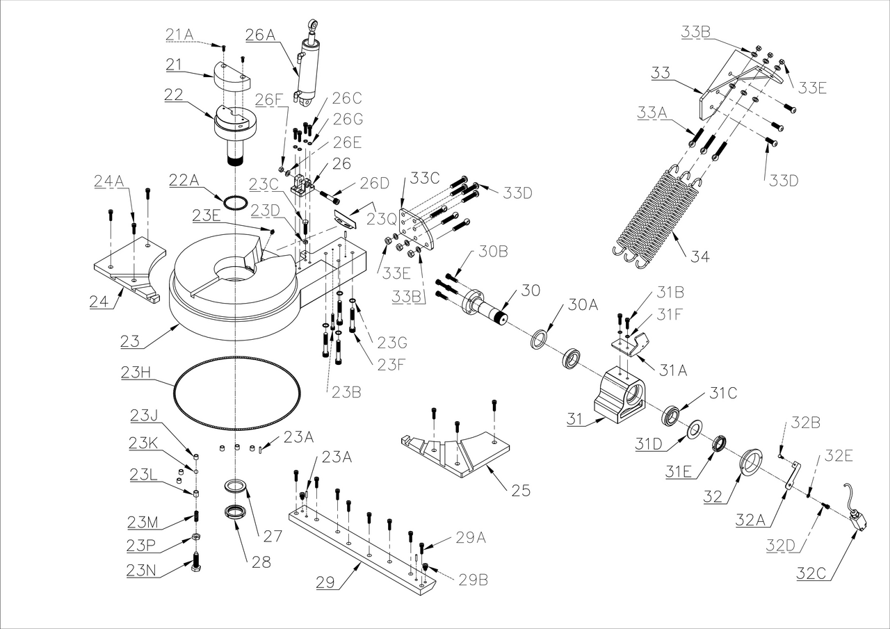 Scie à ruban à métaux Proton BSS-330VTSA