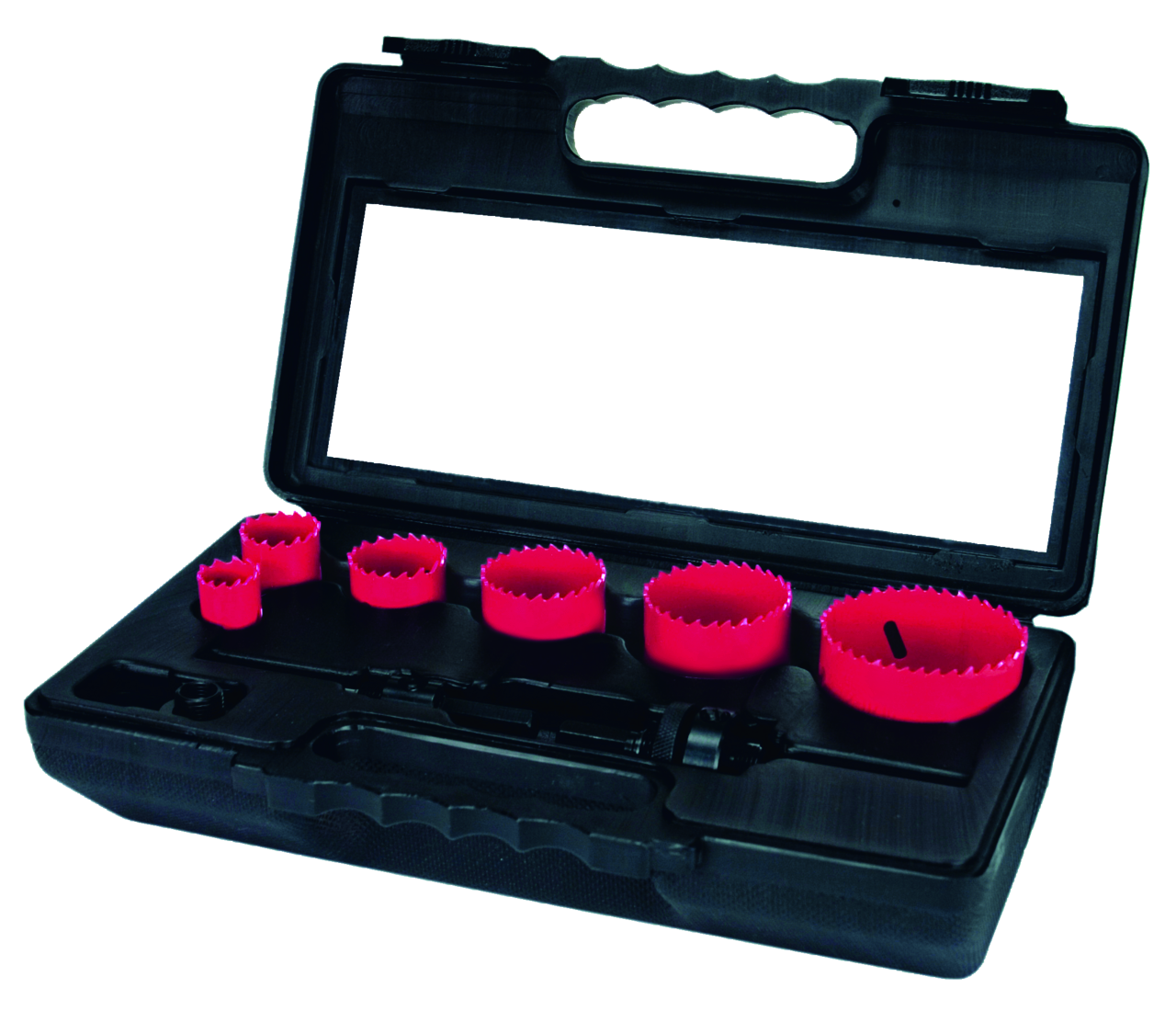 Bimetall-Lochsägen-Satz Terrax HSS - 8 tlg. (Magazin Kunststoff)