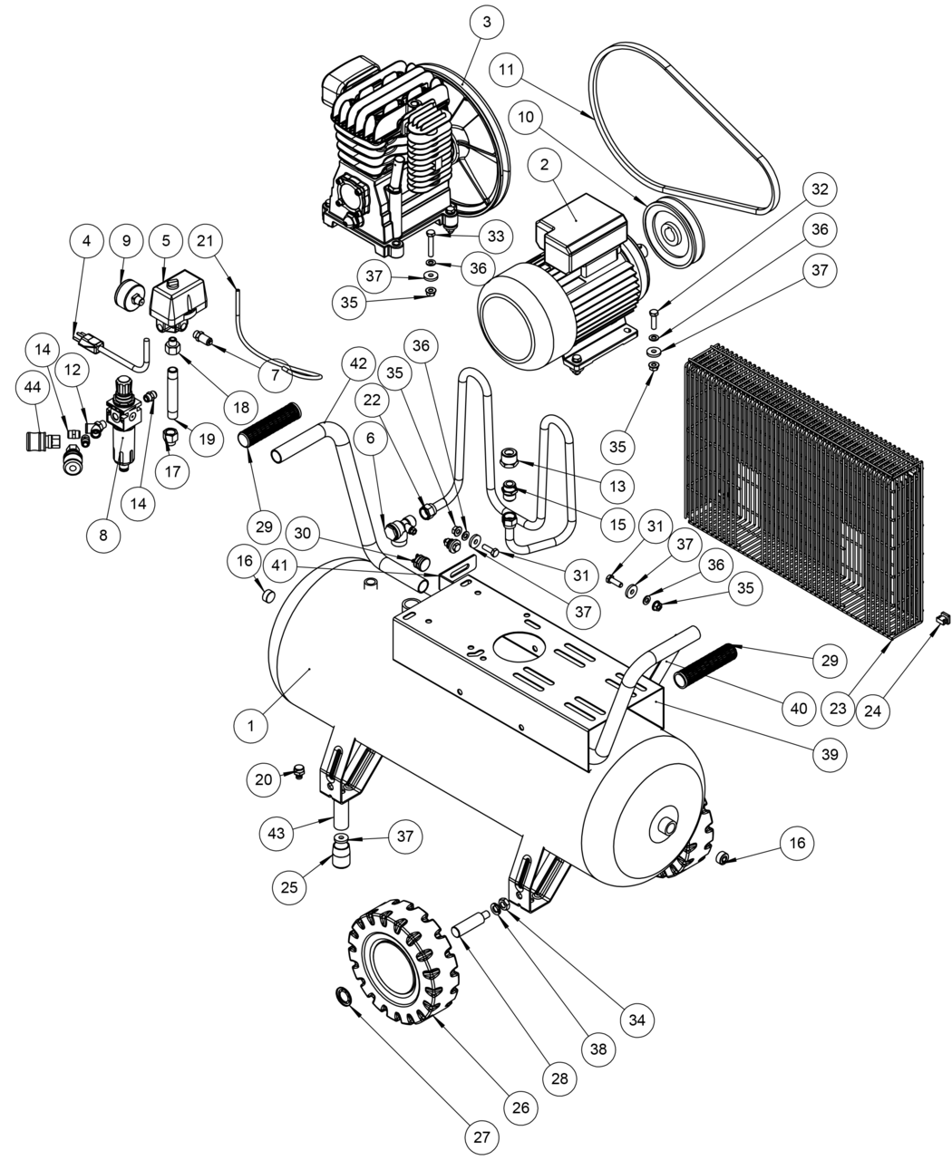 Kompressor Rockair K-50-300M