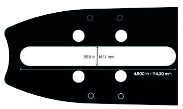Guide-Chaîne Oregon PowerCut, longueur 106 cm, largeur de rainure 1,6 mm