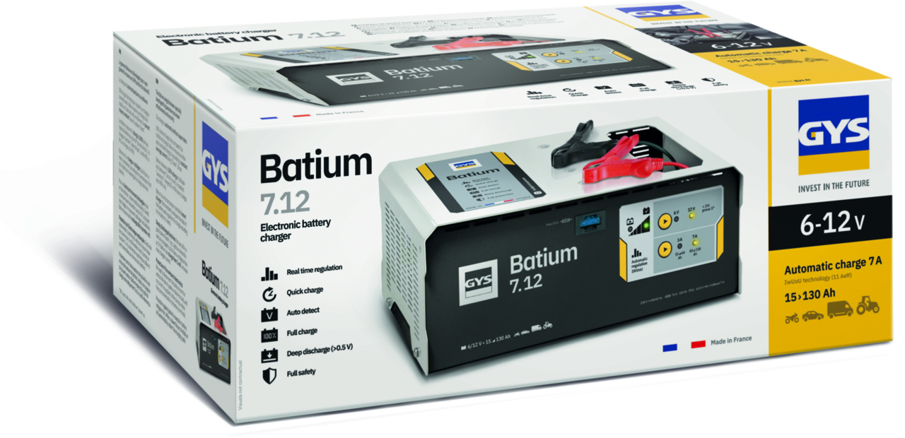 Batterie-Ladegerät GYS Batium 7.12