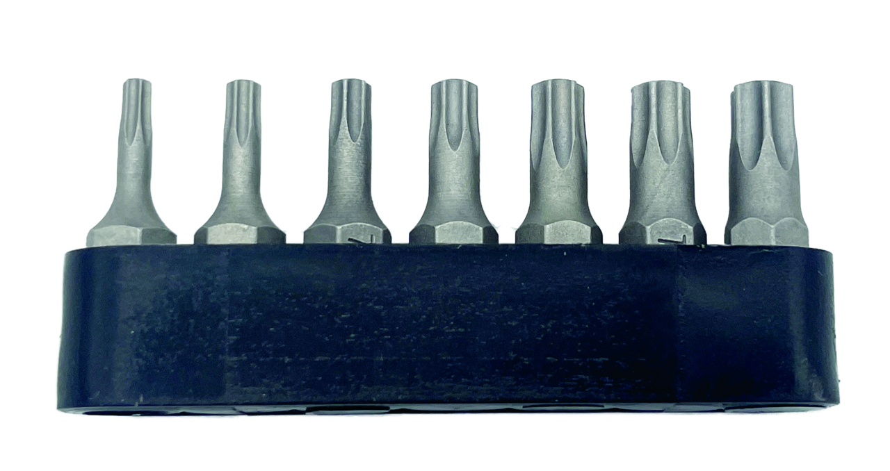 Bit-Satz Proton Torx mit Loch 7-teilig 1/4"