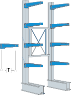 Kragarm CL 1000 mm