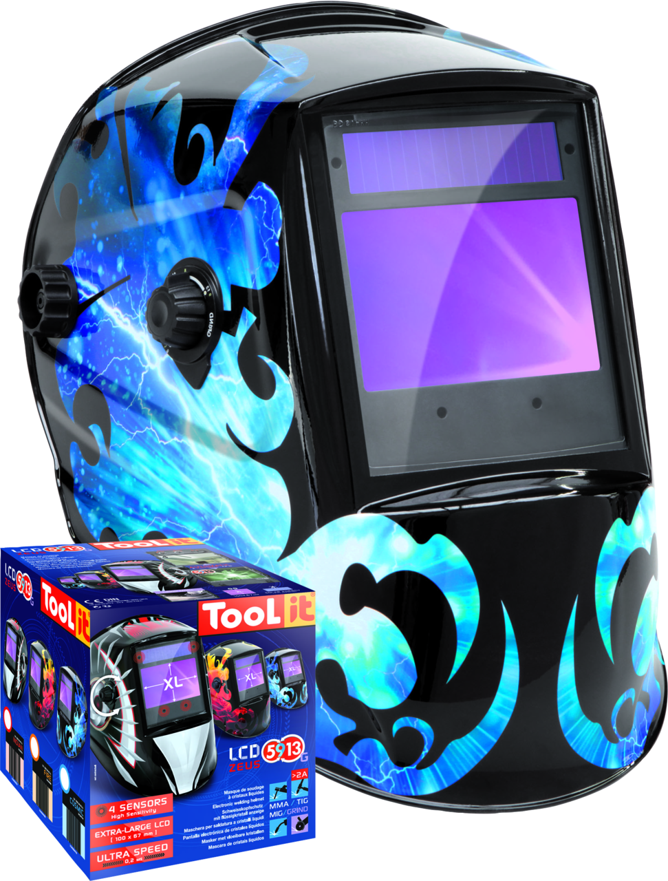 Schweisshelm GYS Zeus 5-9 / 9-13 G Cosmic XL