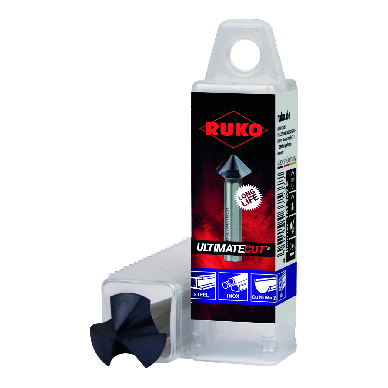 ULTIMATECUT Kegelsenker Ruko HSS RUnaTEC DIN 335 Form C 90° Ø 23,0 mm