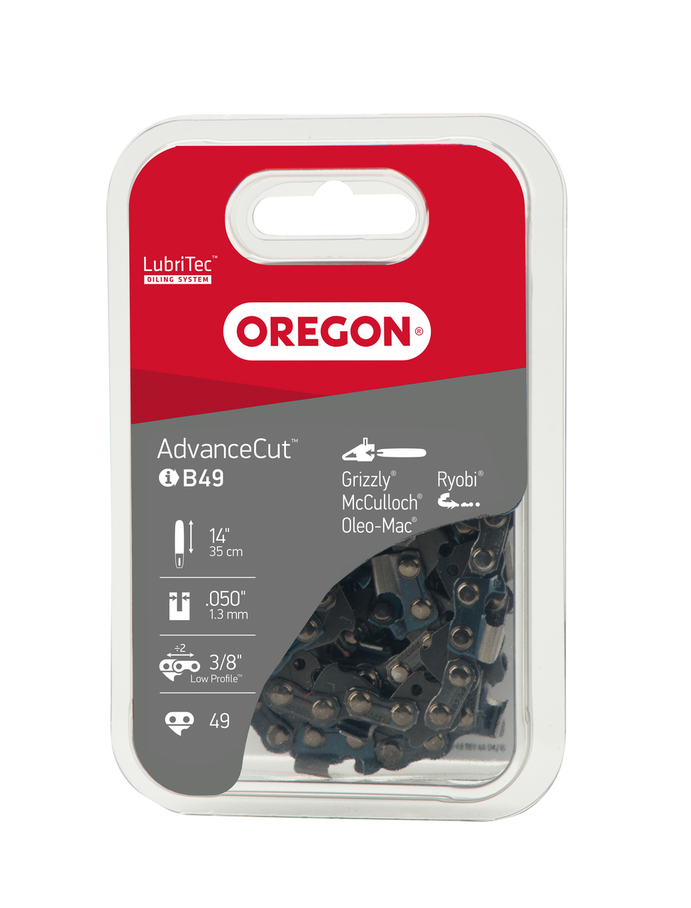 Kette Oregon 3/8", 1.3 mm, 49 Treibglieder, VersaCut, Halbmeissel