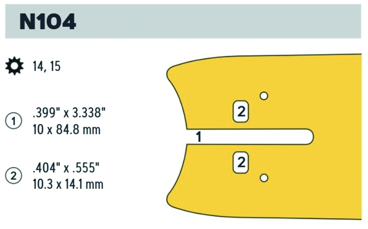 Schwert Oregon Harvester SpeedMax, Länge 75 cm, Nutbreite 2.0 mm