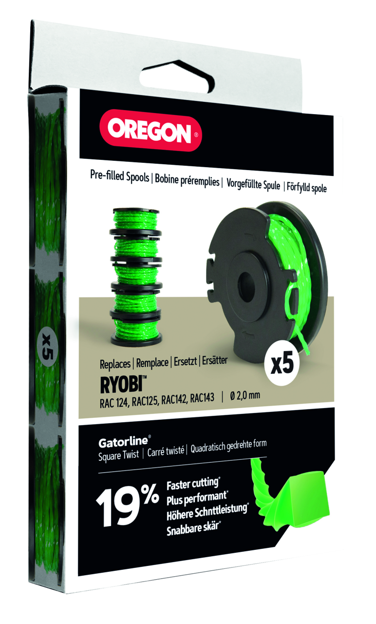 Fadenspulen Oregon Gatorline befüllt 2.0 mm