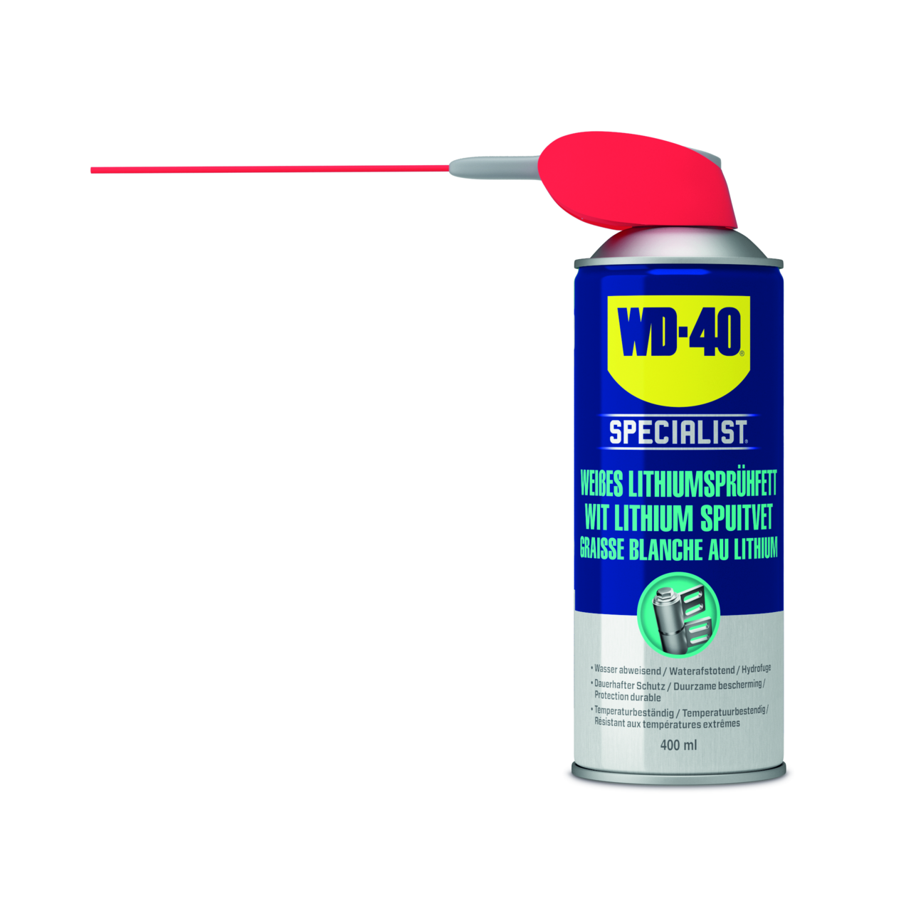 WD-40 Specialist 400ml Weißes Lithiumsprühfett