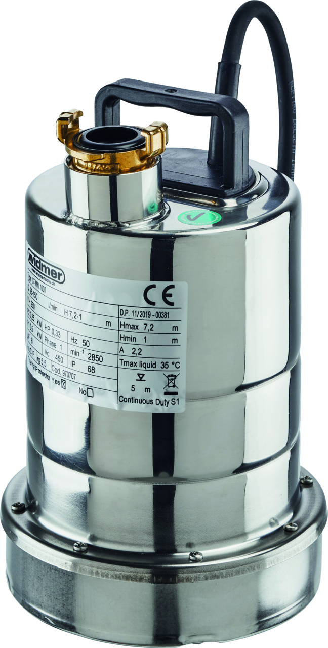 Klarwasser-Tauchpumpe Hydrostar GT-Maxi 200/9 - Flachsauger