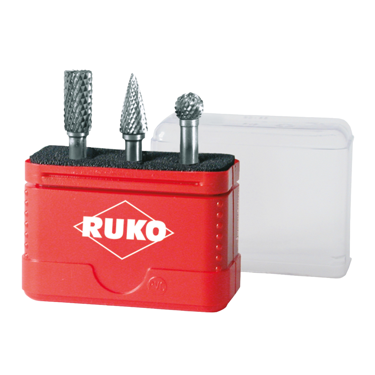 Hartmetall-Frässtifte-Satz Ruko HM - 3-tlg. (Mini-Box)