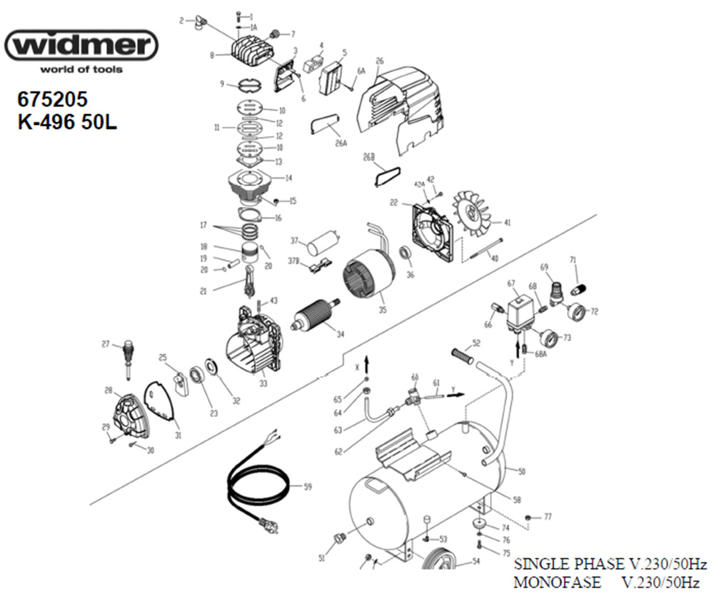 Kompressor Rockair K-496