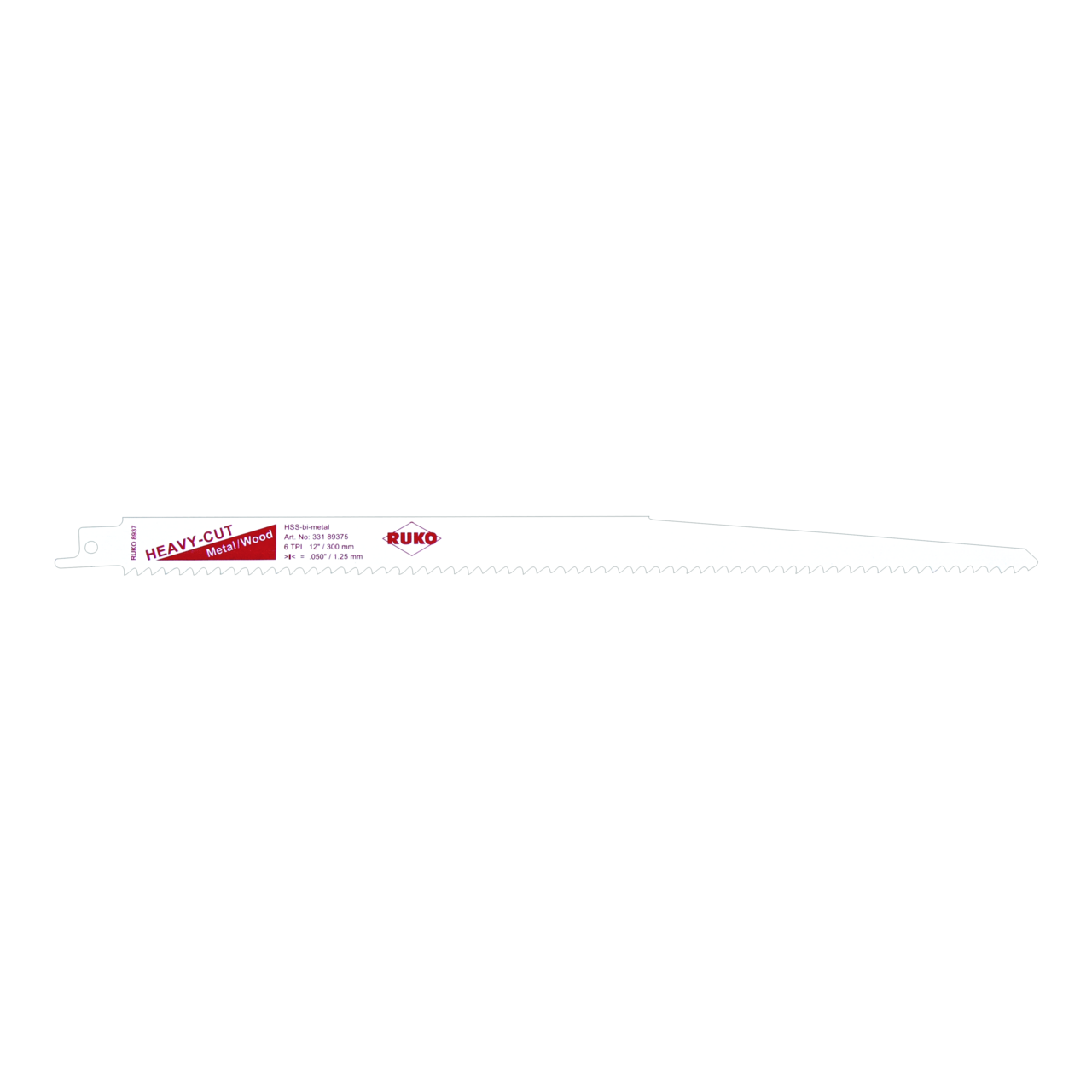Säbelsägeblätter Ruko 8937 HSS-Bimetall