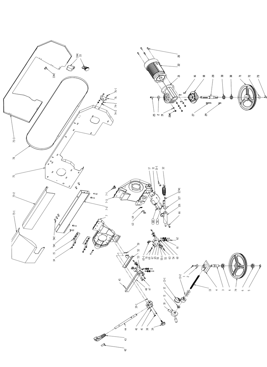 Scie à ruban à métaux Proton BSS-260VT