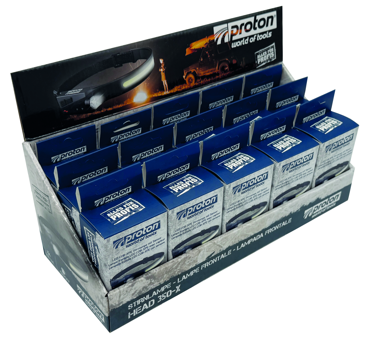Stirnlampe Proton Head 350-X