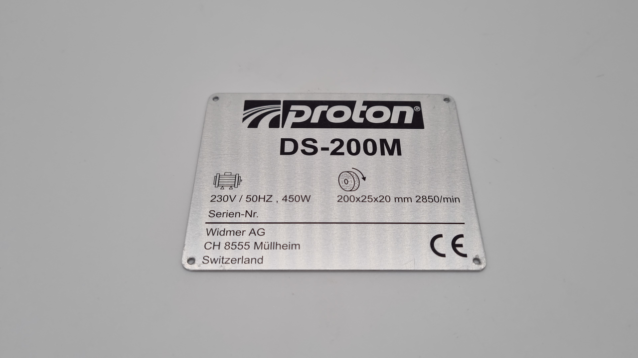 Etiquette Proton pour DS-200M