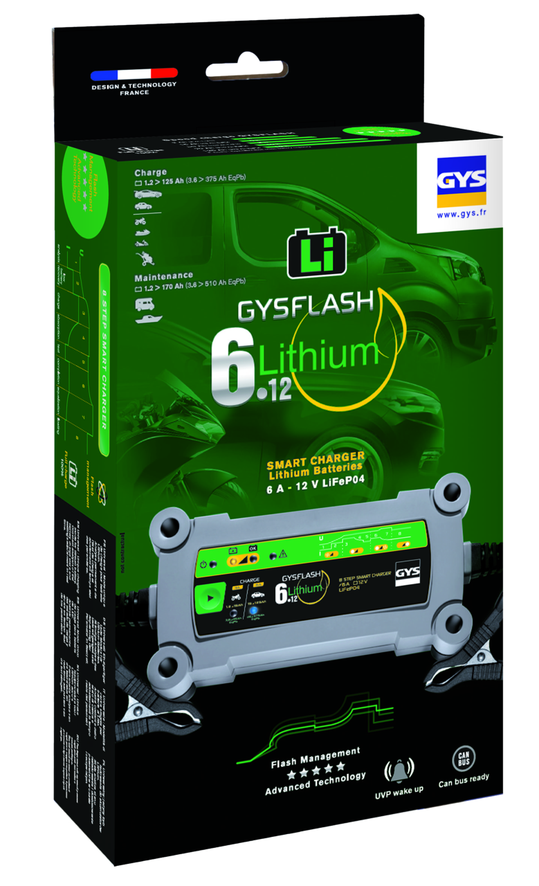 Batterie-Ladegerät GYS Gysflash 6.12 Lithium