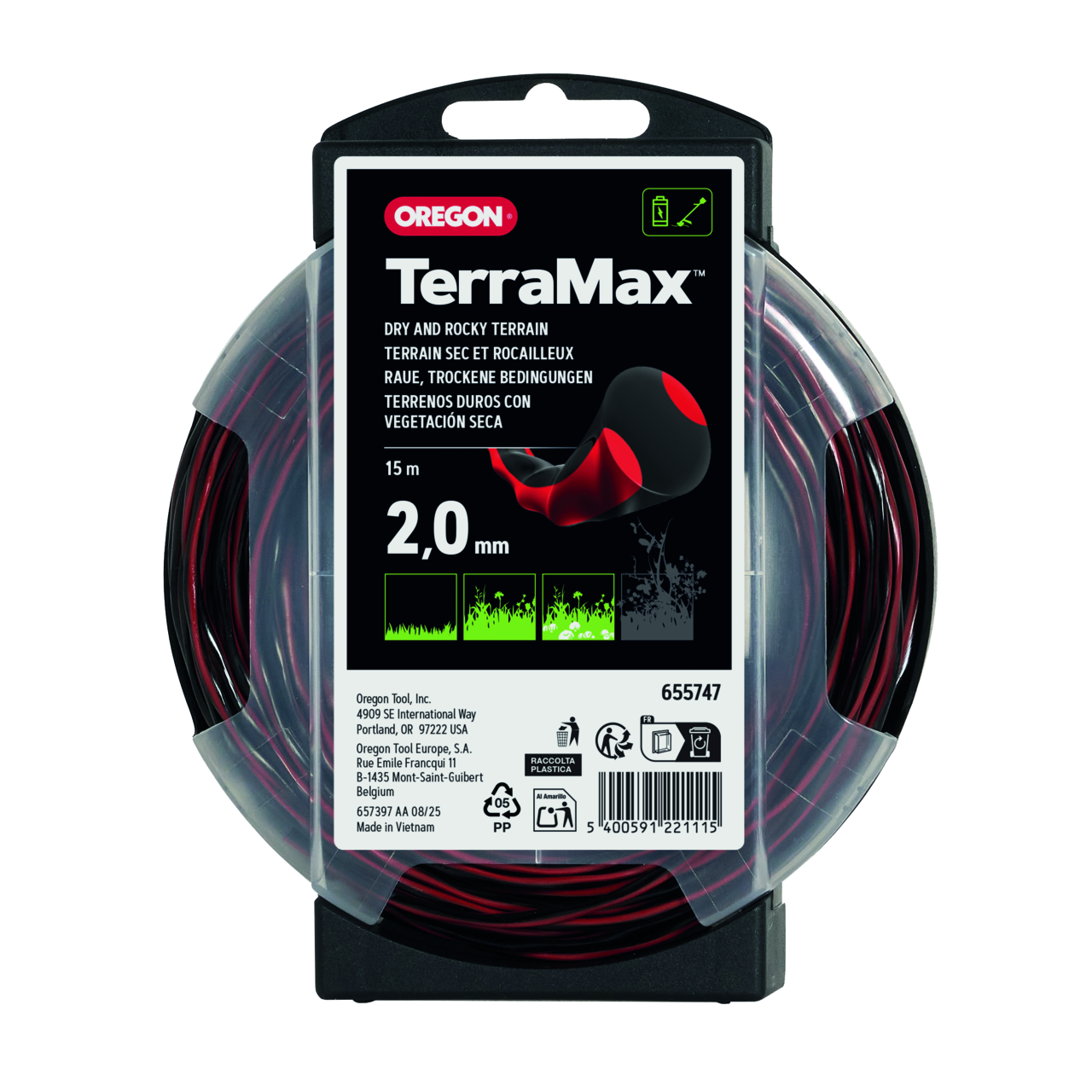 Faden Oregon TerraMax 2.0 mm x 15 m