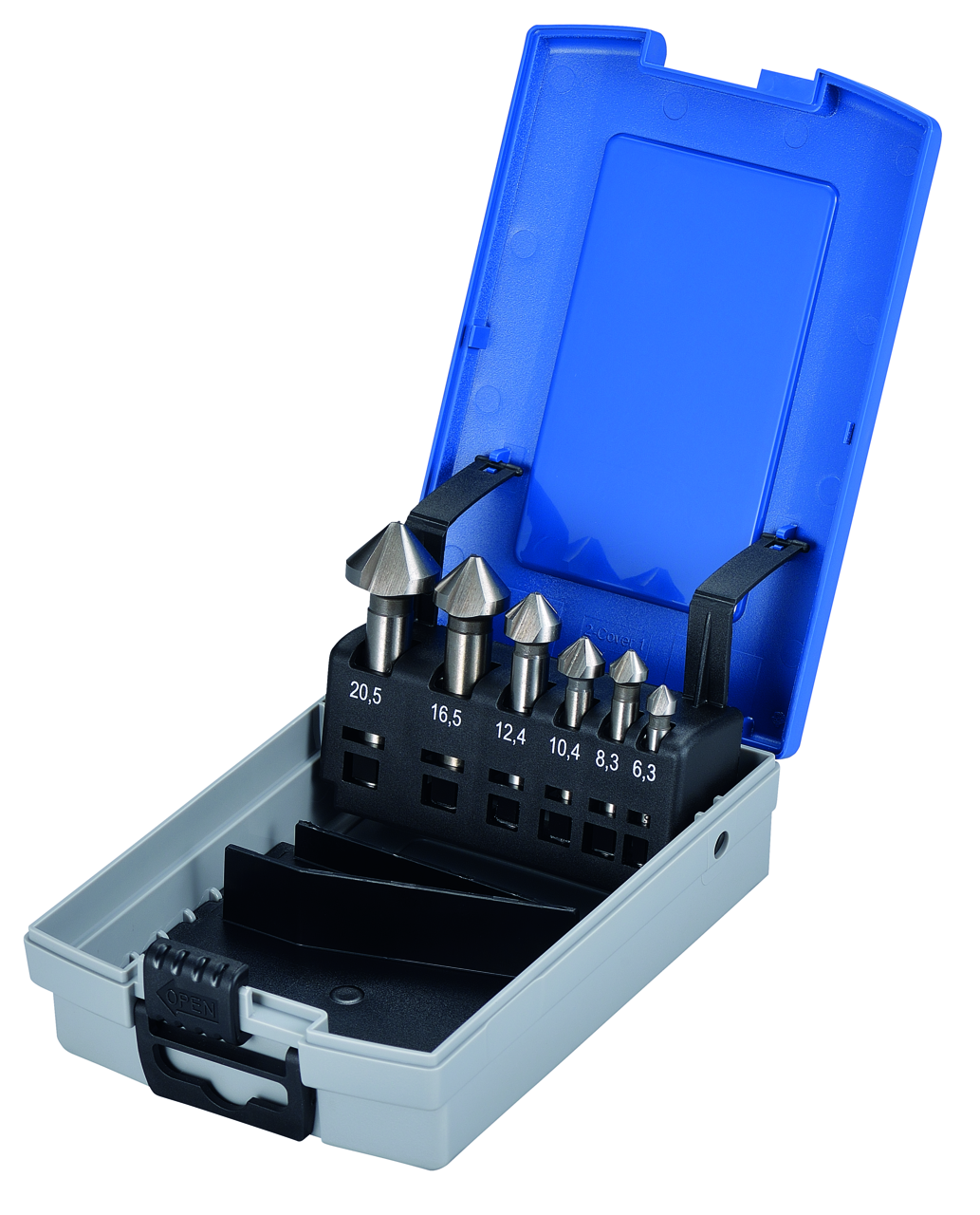 Bohrkassette Proton D-6 Kegelsenkersatz 90° HSS 4241