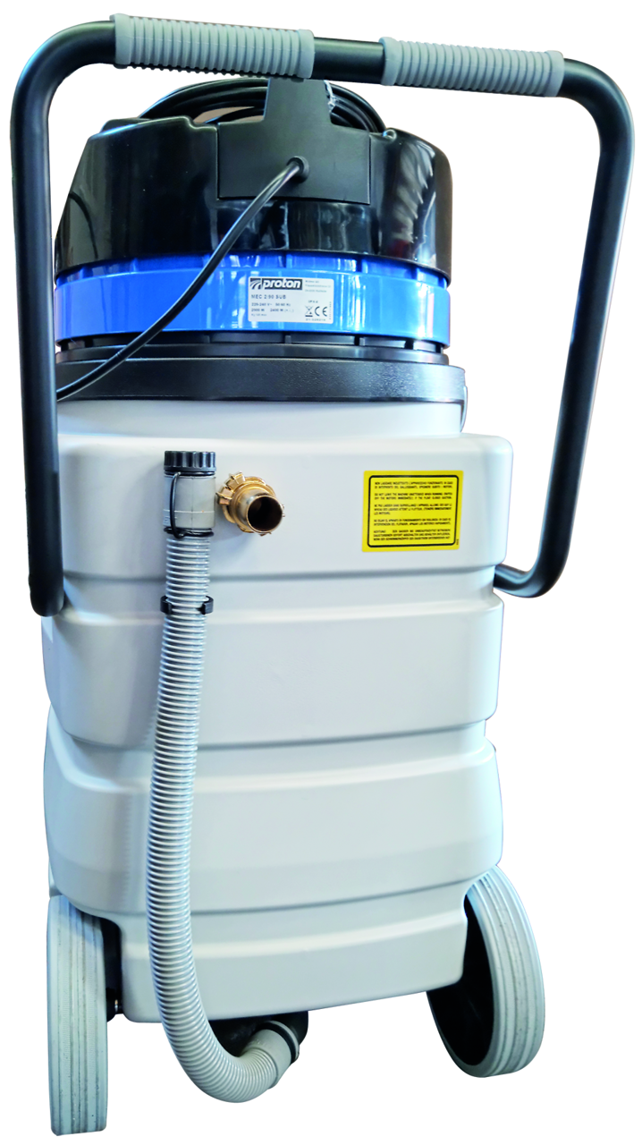 Industriesauger für Wasser Proton MEC 2/90 SUB mit integrierter Pumpe