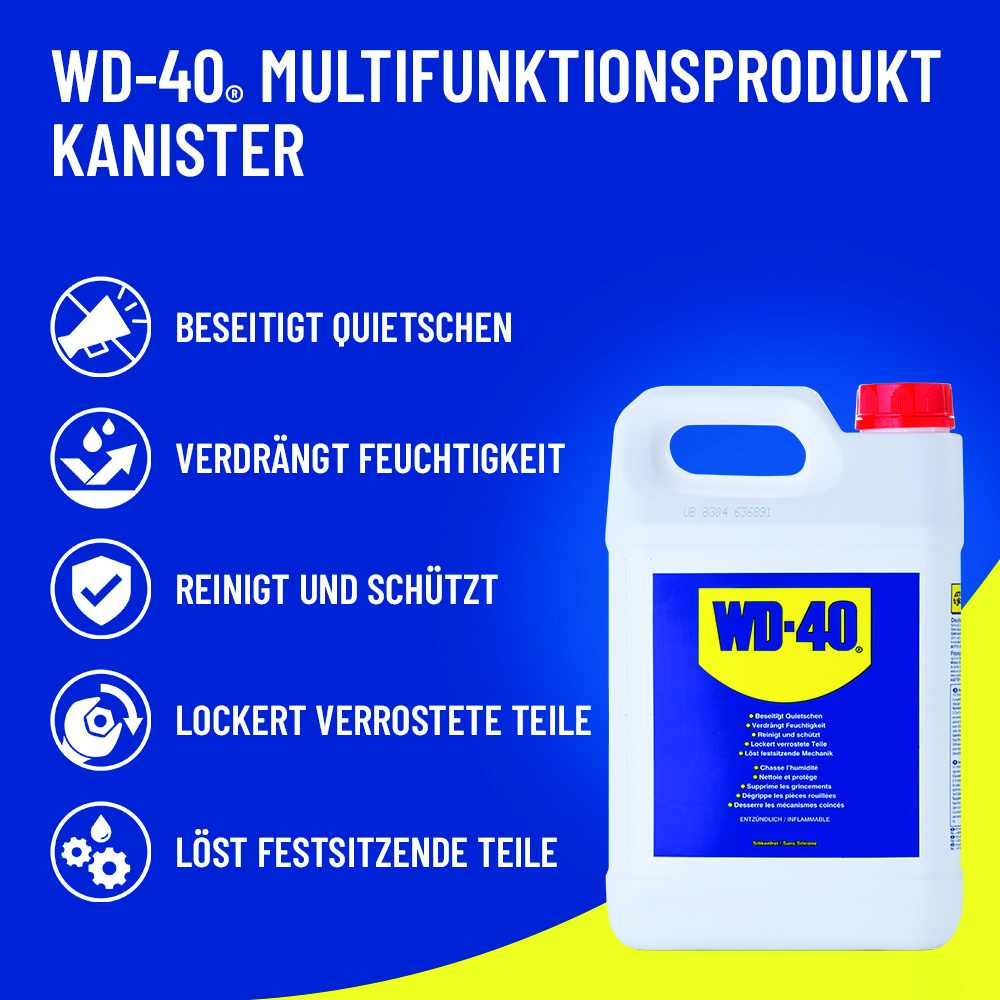 WD-40 Multifunktionsprodukt 5 Liter Kanister