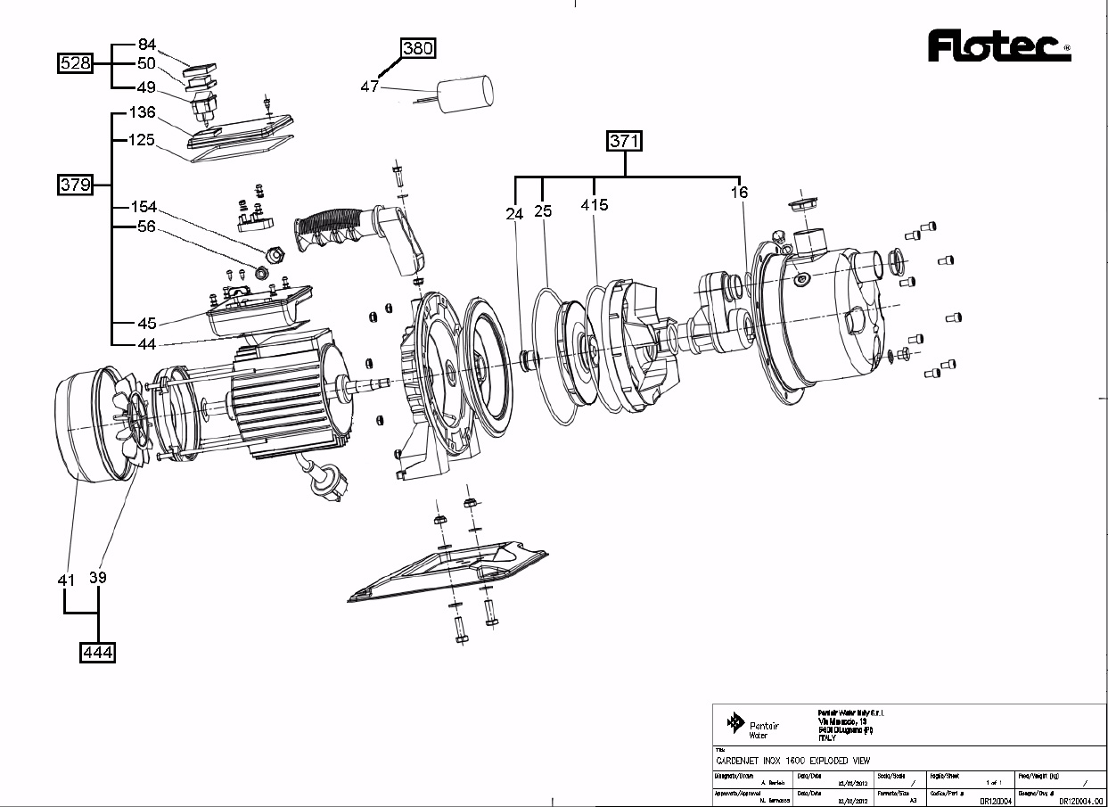 Pompe de surface Pentair Autojet 1600