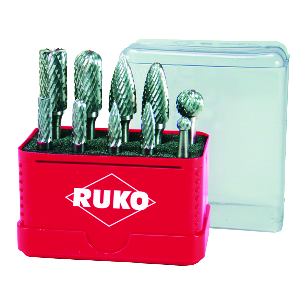 Hartmetall-Frässtifte-Satz Ruko HM - 10-tlg. (Mini-Box)