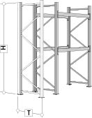 Regalrahmen Master M100 1000x9000 mm