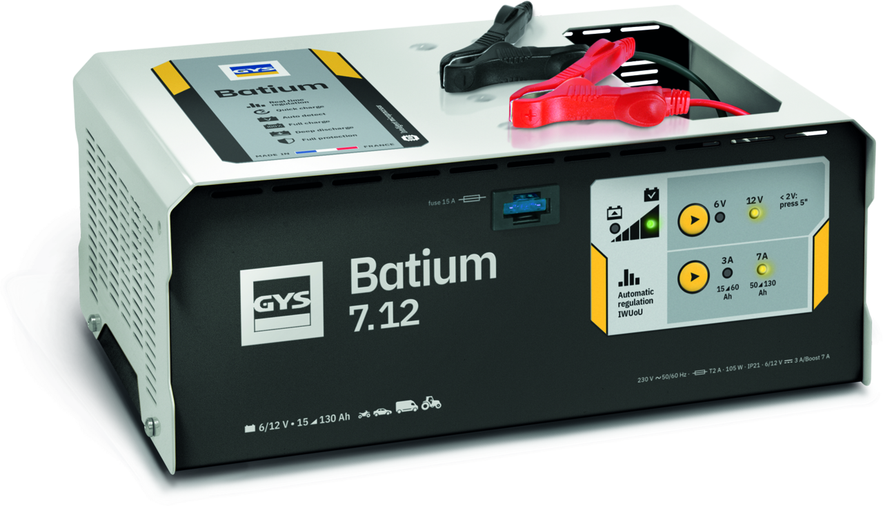 Batterie-Ladegerät GYS Batium 7.12