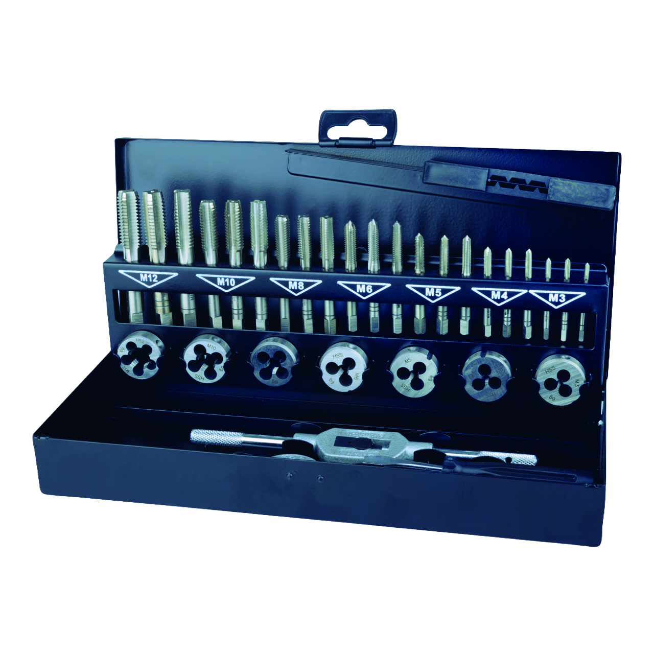 Gewindeschneidwerkzeug-Satz Terrax M HSS - 31 tlg. (Magazin Stahlblech)