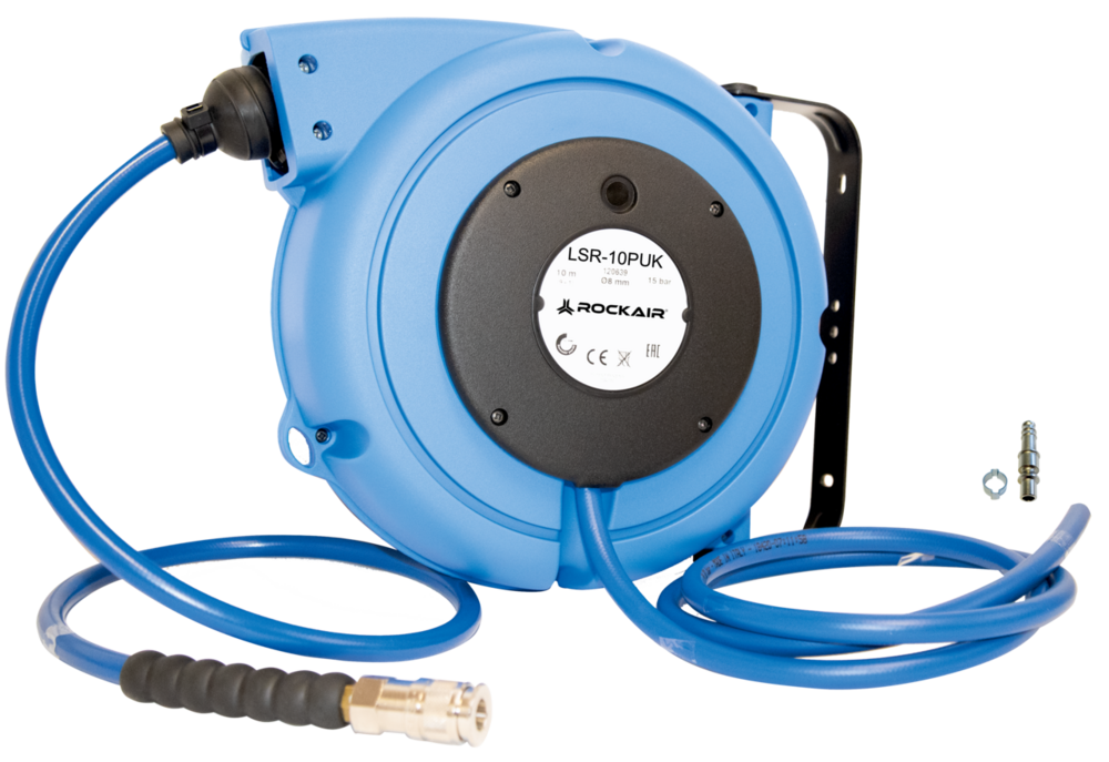Druckluft-Schlauchaufroller Rockair LSR-10PUK, Kunststoff
