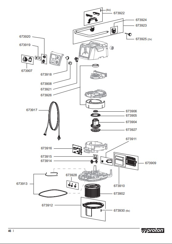 Industriesauger Proton MEC 1/35 Autoclean-M