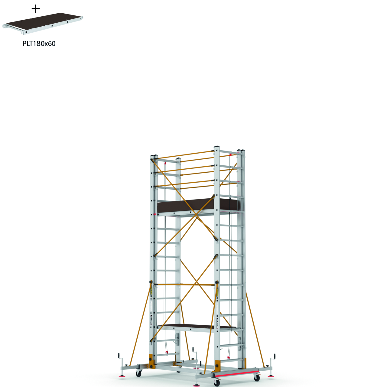 Rollgerüst teleskopierbar Widmer RGT-605