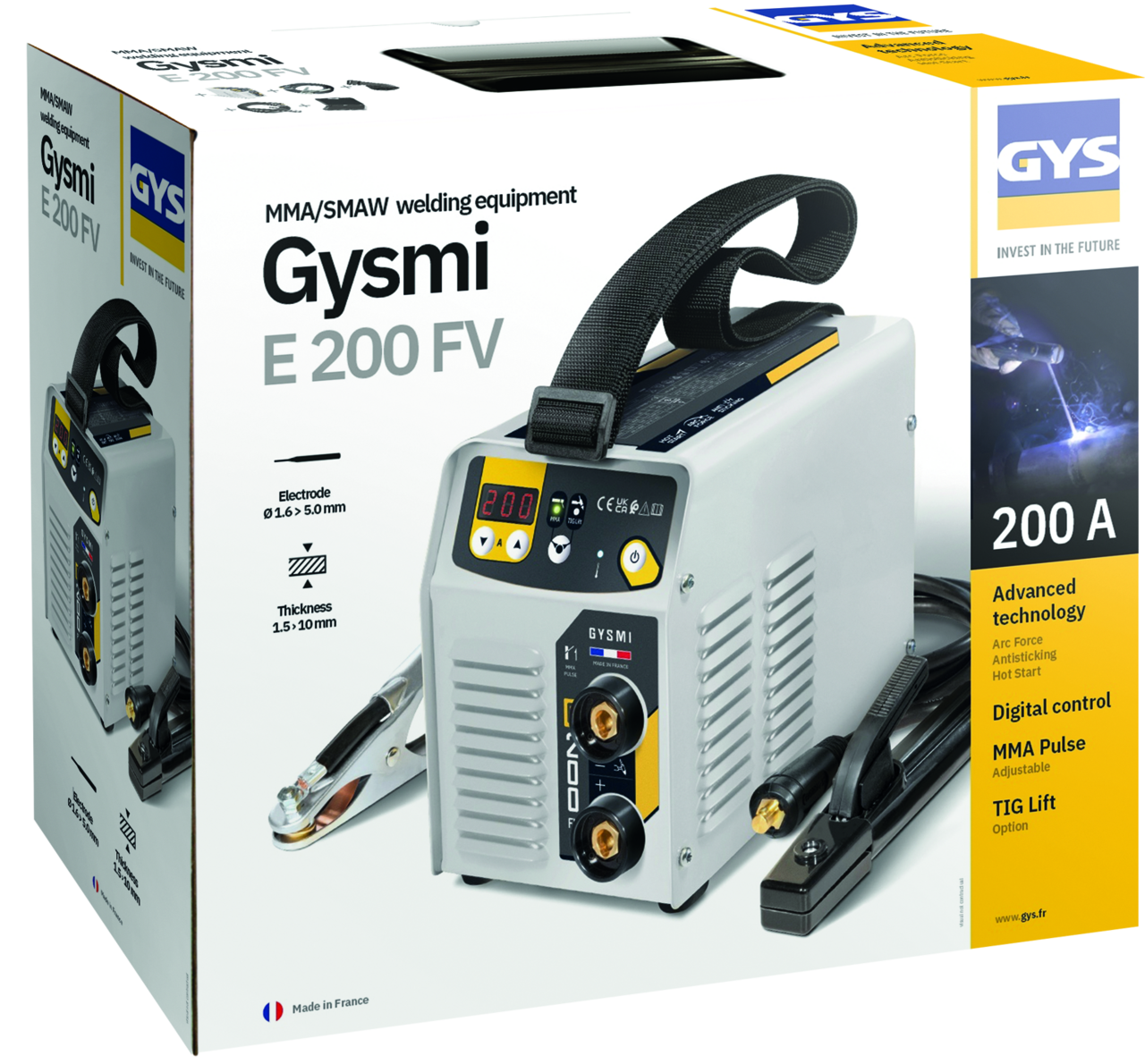 Inverter-Schweissgerät GYS Gysmi E200FV