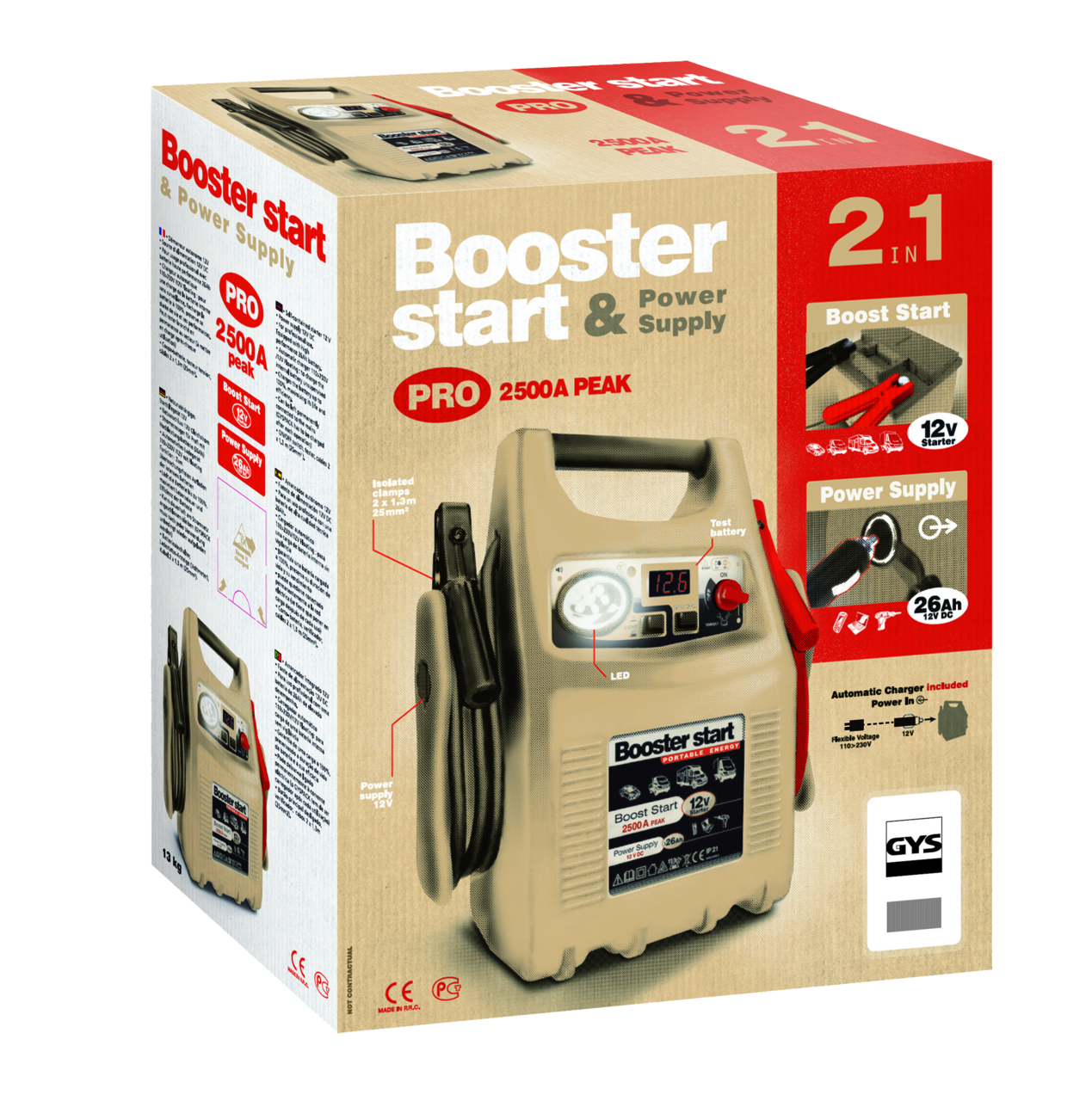 Startgerät Booster Gys Gyspack 750