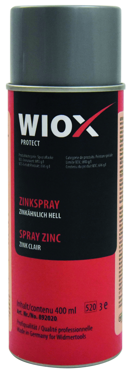 Zinkspray Wiox, zinkähnlich hell